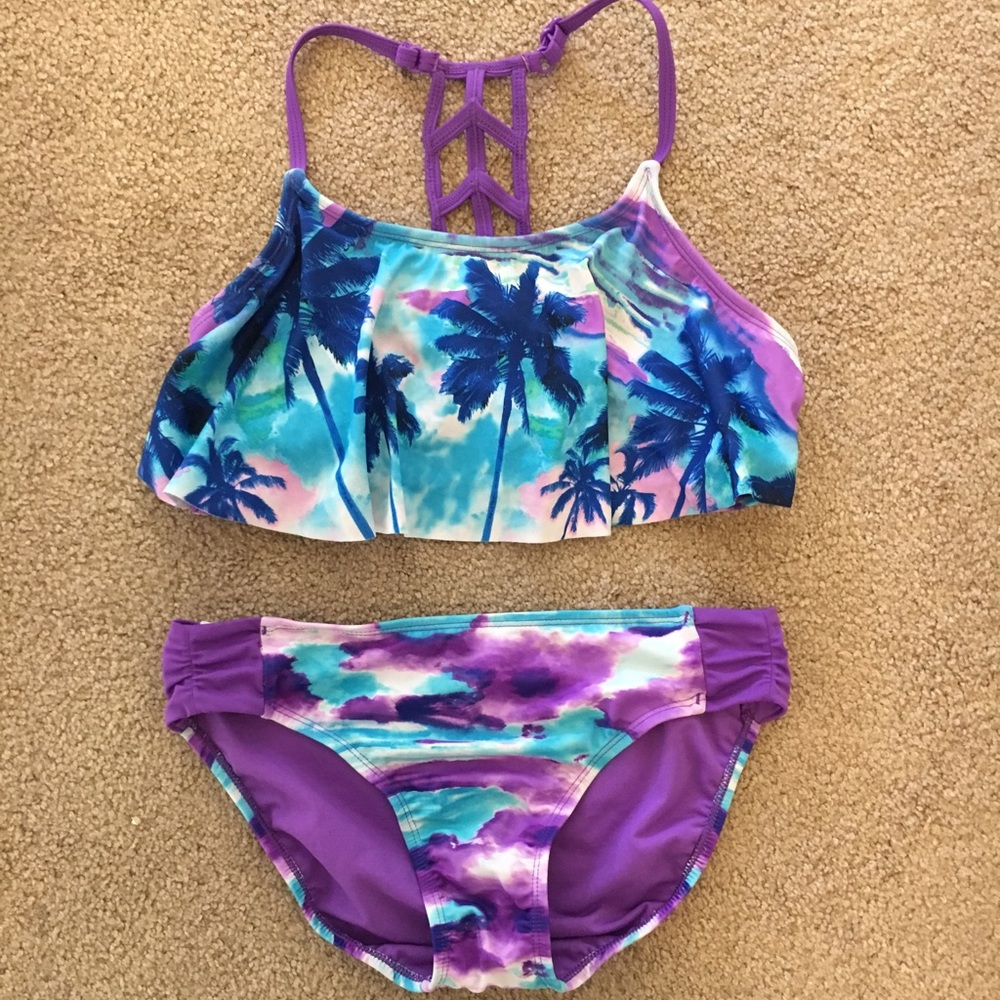 Justice Tropical Bikini Set